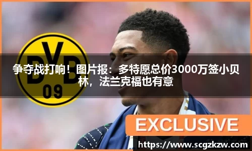 争夺战打响！图片报：多特愿总价3000万签小贝林，法兰克福也有意
